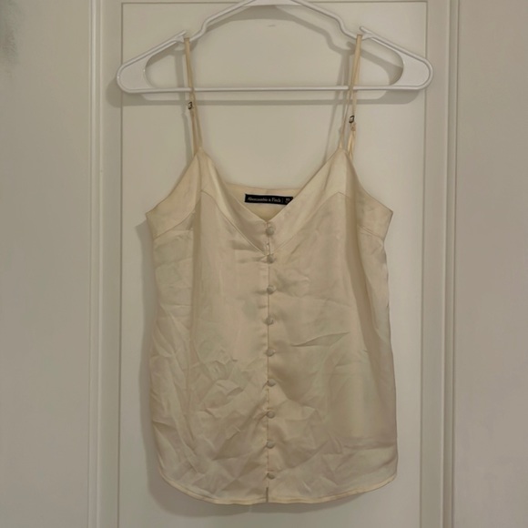 Abercrombie Satin Button Cami Tank - Picture 1 of 4